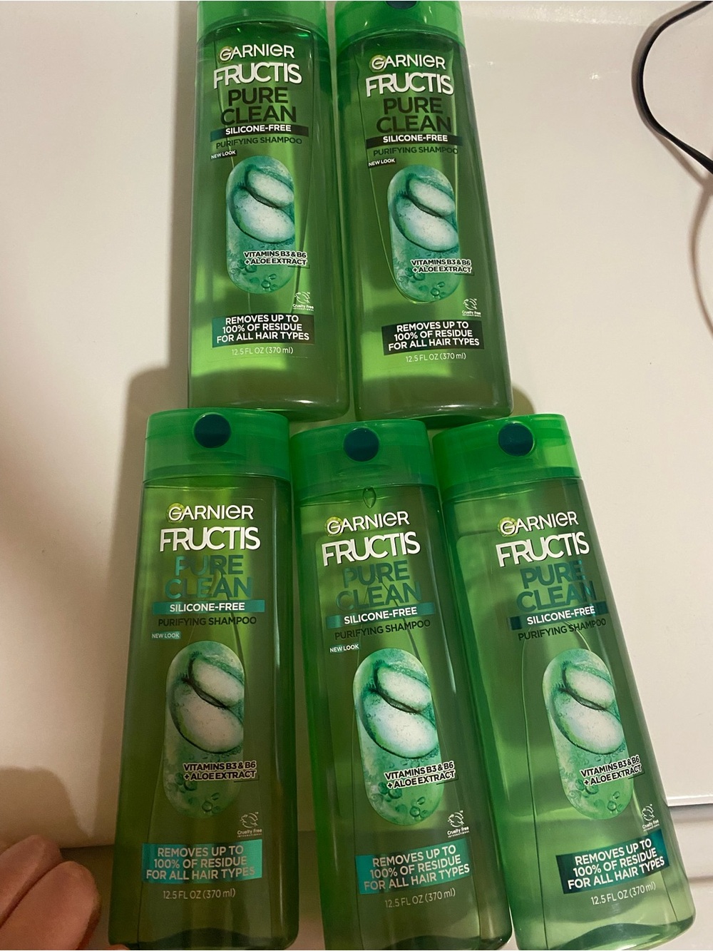 New pure clean Garnier fructis shampoo lot